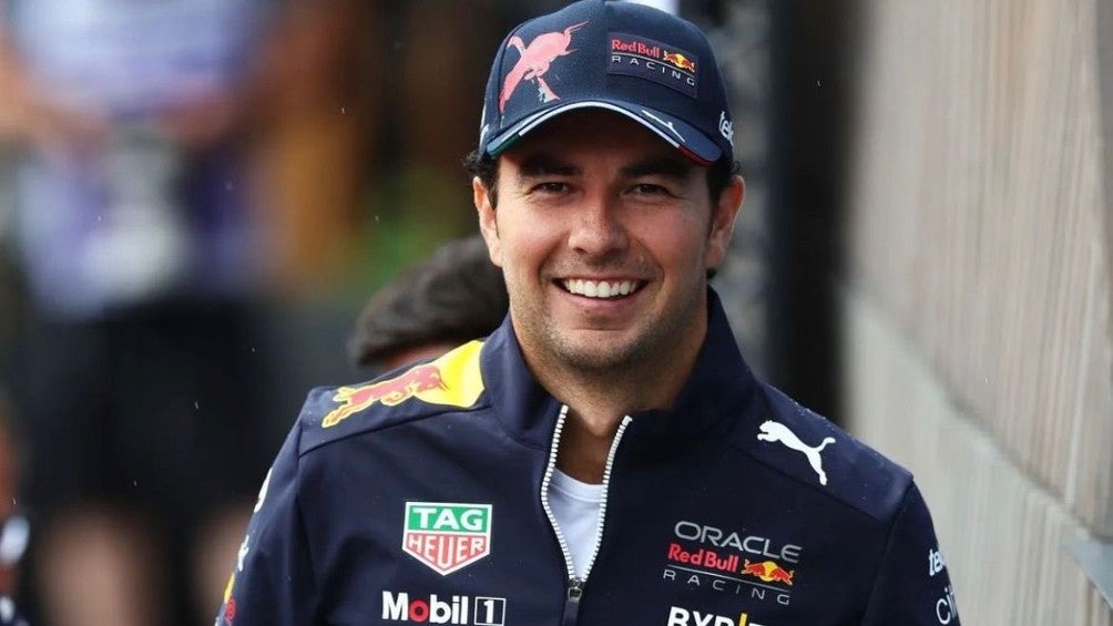 Checo Pérez con Red Bull