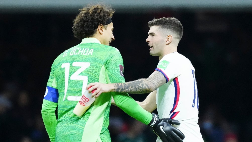 Ochoa y Pulisic en un México vs Estados Unidos