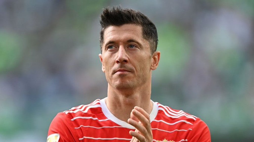 Robert Lewandoswki con el Bayern Munich 