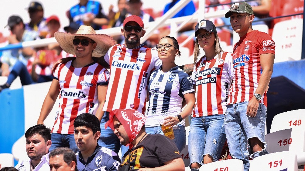 Afición en el San Luis vs Rayados