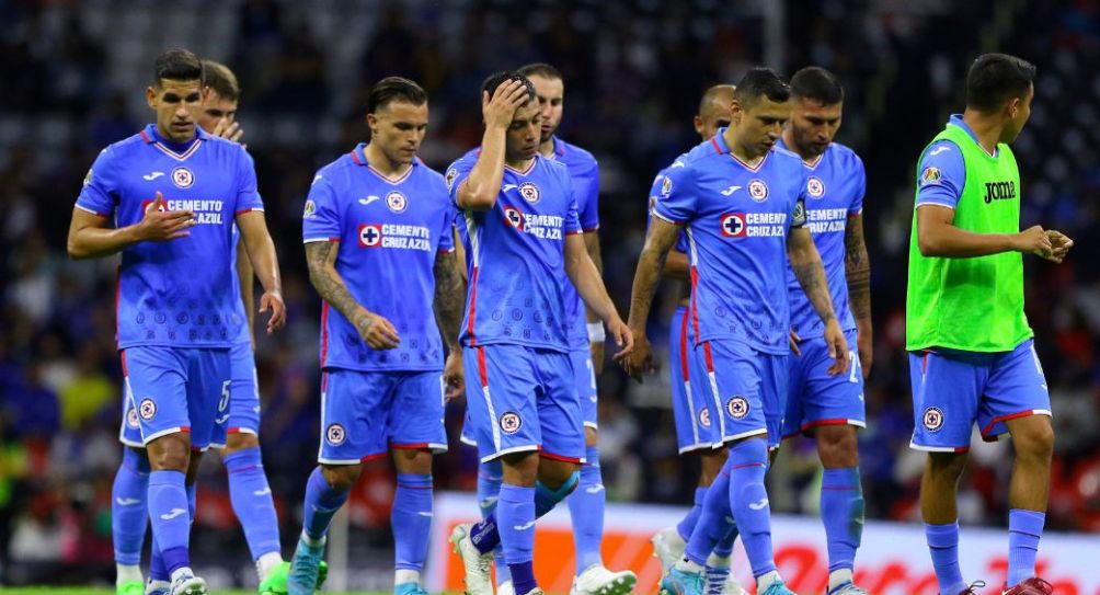 Jugadores de Cruz Azul tras un partido