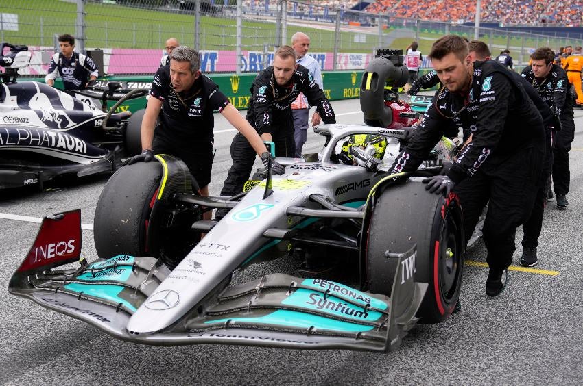 W13, monoplaza de Mercedes en F1