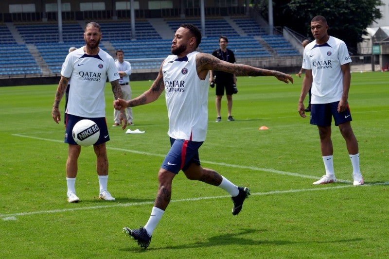 Entrenamiento del PSG