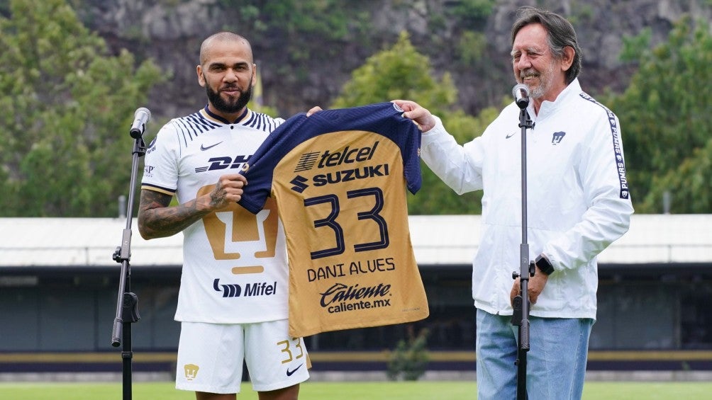 Pumas: Dani Alves utilizará el número '33'