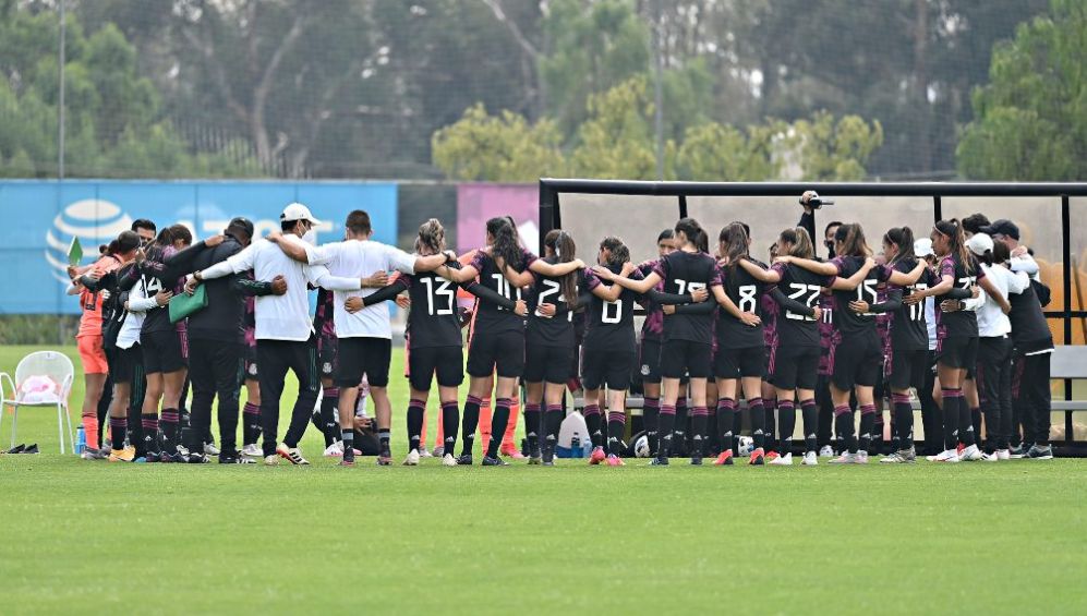 Tri Femenil Sub 20 previo a un partido