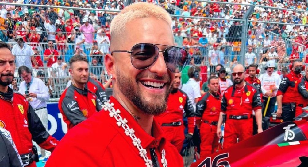 Maluma previo al GP de Miami