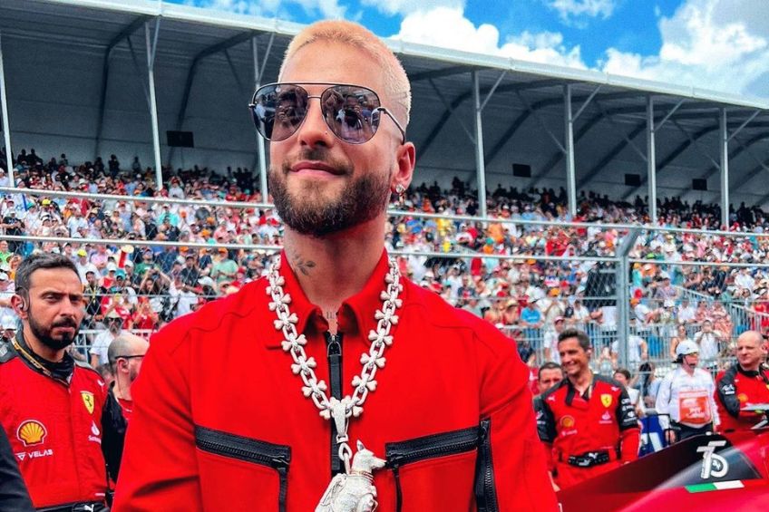 Maluma previo al GP de Miami