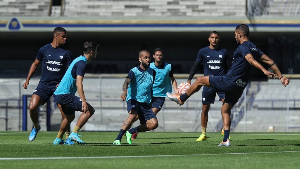 El brasileño hizo el entrenamiento muy motivado