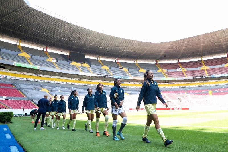 Jugadoras del América Femenil 