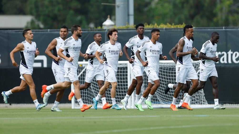 Real Madrid durante entrenamiento