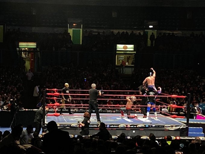 Arena México en la velada de Pequeño Olímpico vs Último Dragoncito