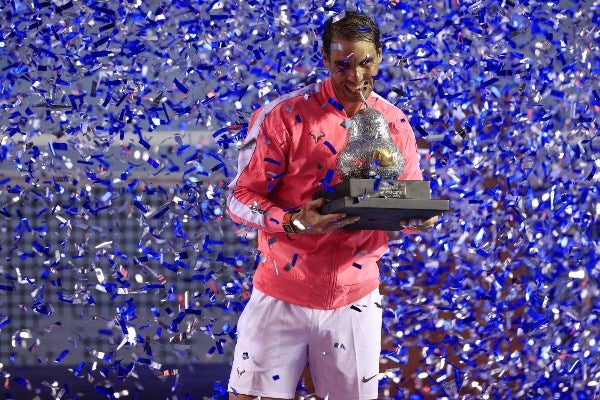 Rafa Nadal está el el top mundial de tenistas