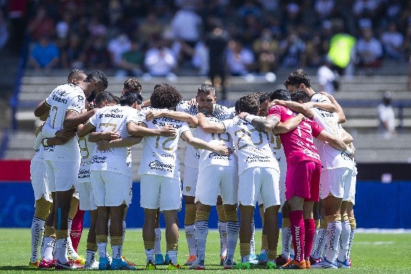 Pumas se encuentra en la octava posición