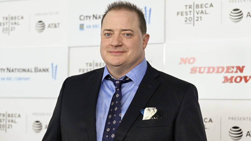 Brendan Fraser en su cambio de look para The Wale