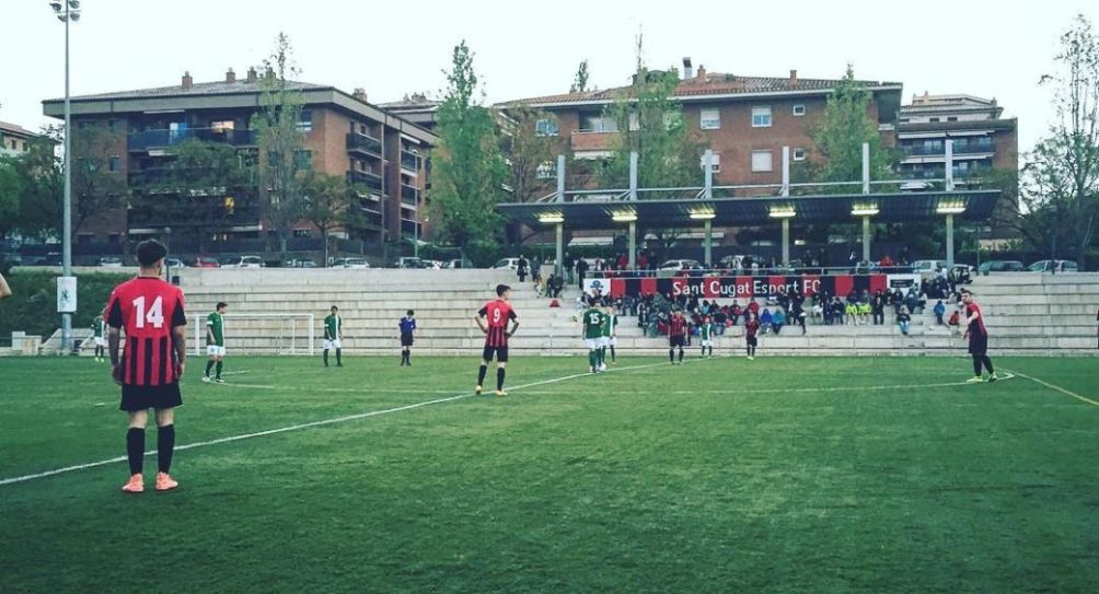 Partido llevándose a cabo en el CAR Sant Cugat