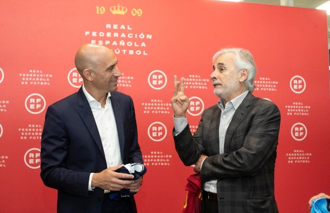 Rubiales y Jesús Martínez