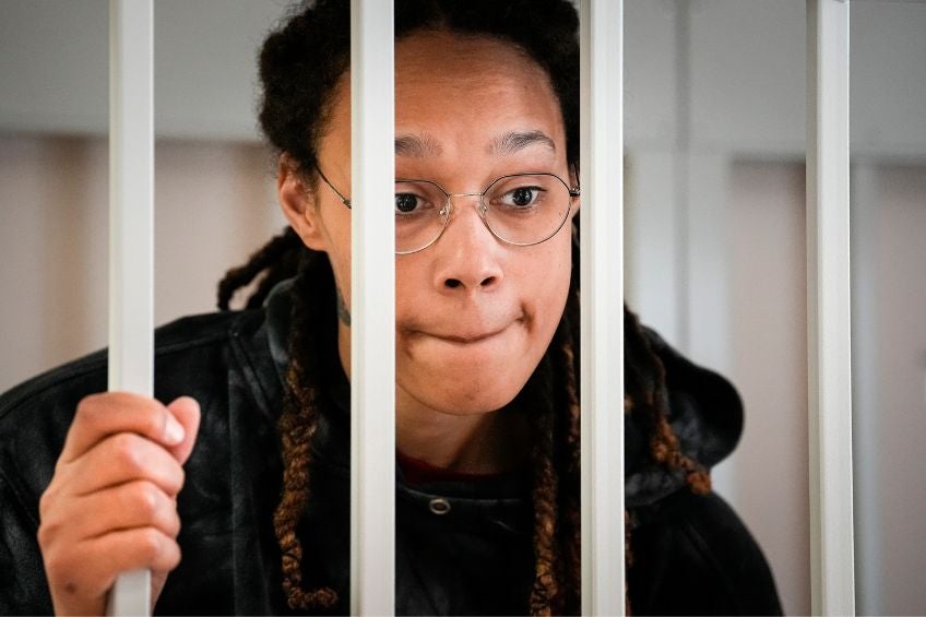 Brittney Griner previo al juicio