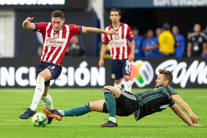 Ormeño en el juego vs LAFC