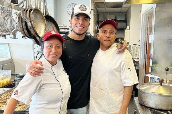 El Titán con chefs del Toronto FC