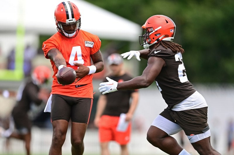 El corredor de los Cleveland Browns Kareem Hunt