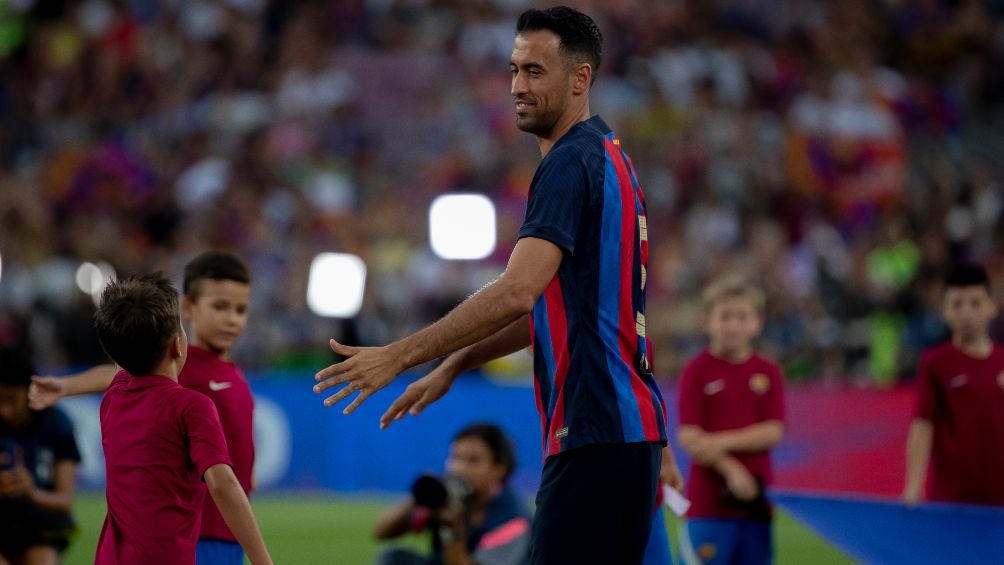 Sergio Busquets, mediocampista del FC Barcelona