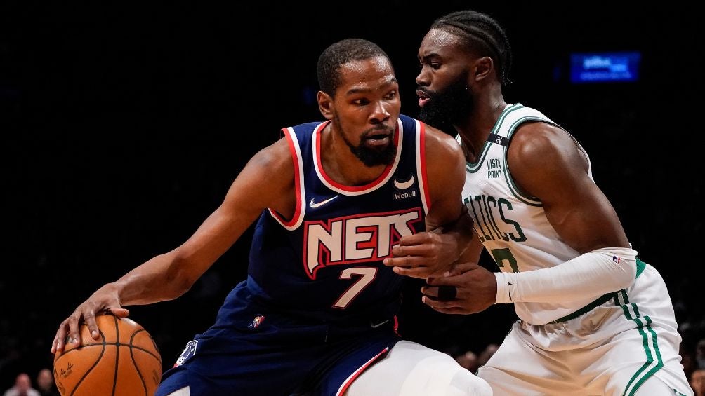 Durant en un encuentro ante los Celtics