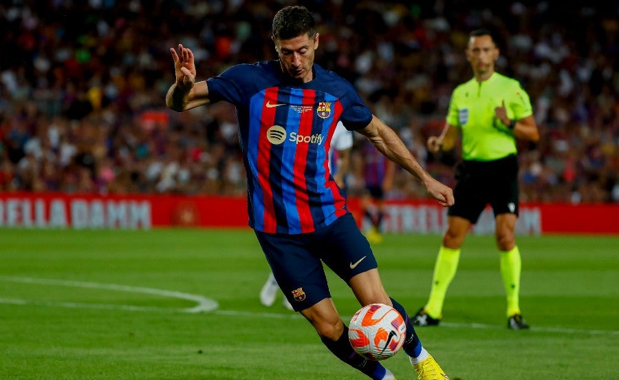 Lewandowski en el Joan Gamper