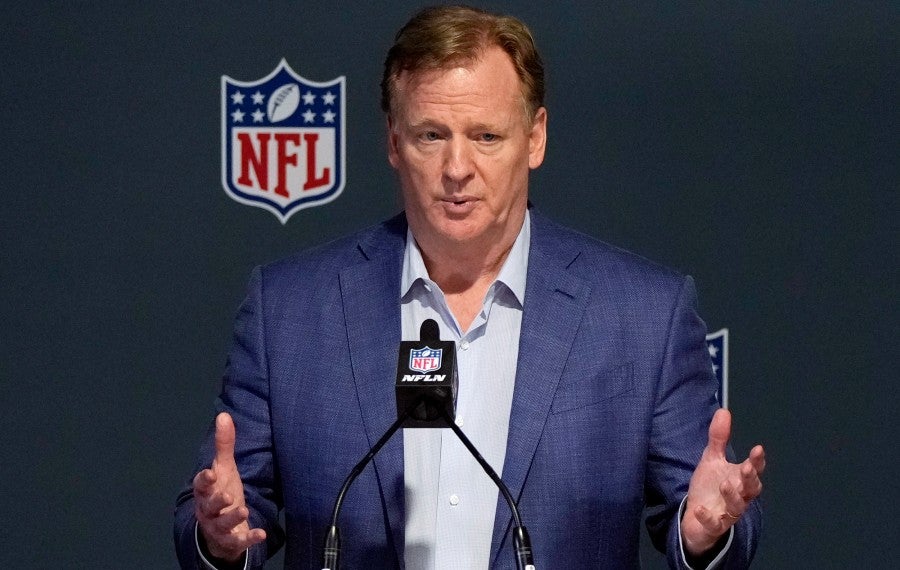 Roger Goodell en conferencia