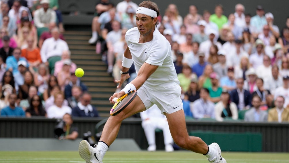 Rafa Nadal durante el Wimbledon