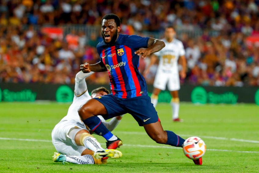 Kessié durante un partido del Barcelona