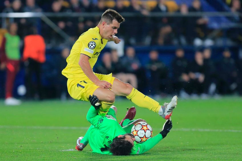 Giovani Lo Celso durante un partido del Villarreal 