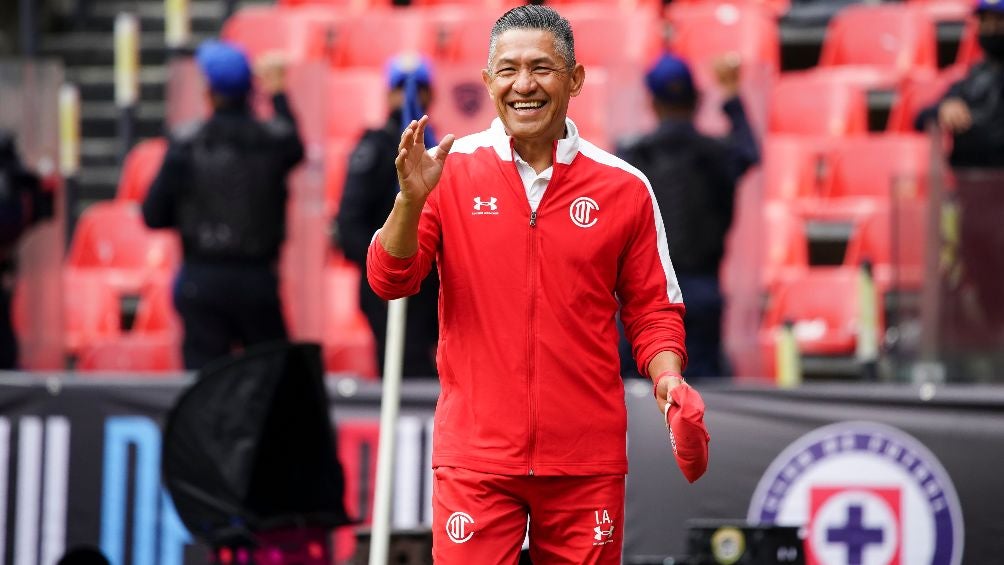 Nacho Ambriz, entrenador de los Diablos Rojos del Toluca