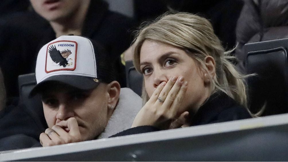 Icardi y su esposa juntos