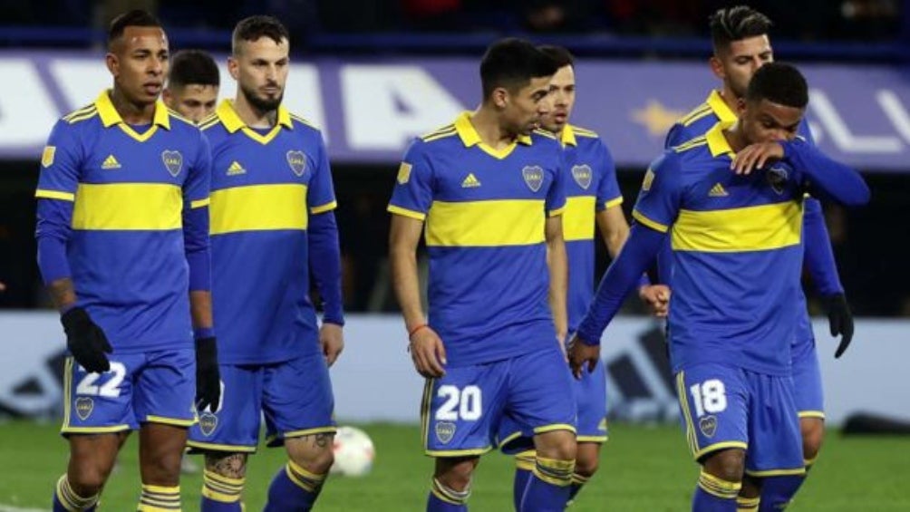 Boca Juniors previo a la pelea en el vestidor