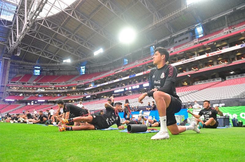 Tri previo a un partido con la Selección Mexicana