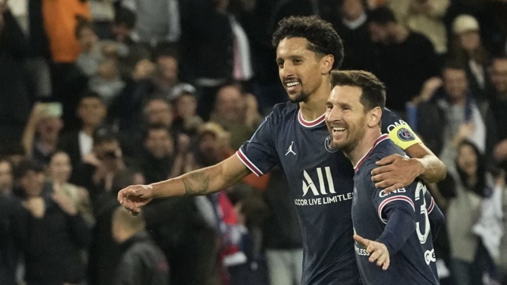 Messi junto a Marquinhos