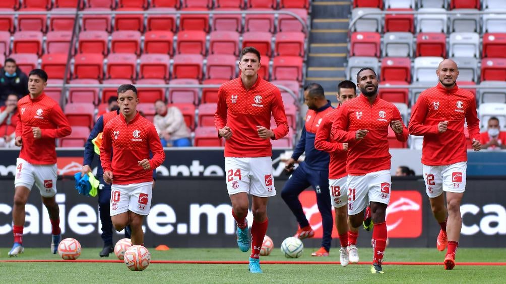 Toluca previo al partido contra Rayados