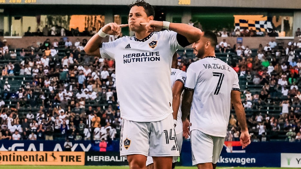 Chicharito Hernández con el LA Galaxy