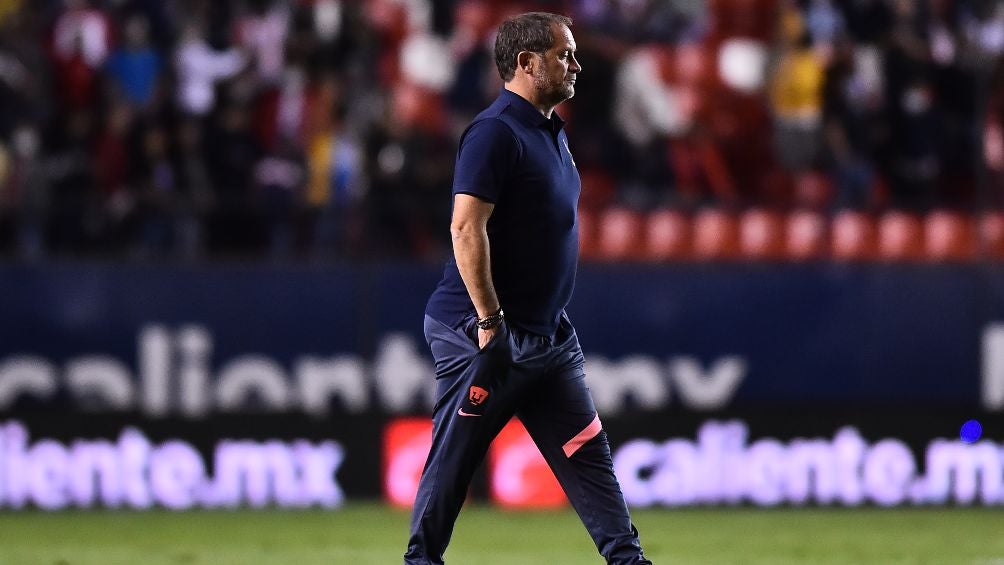 Andrés Lillini, al final del juego de este jueves en San Luis