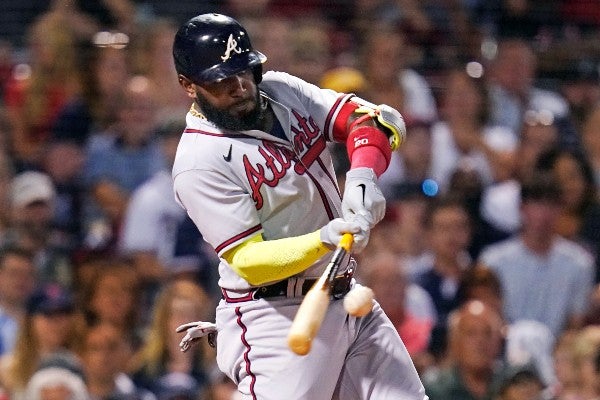 Marcell Ozuna con los Bravos de Atlanta