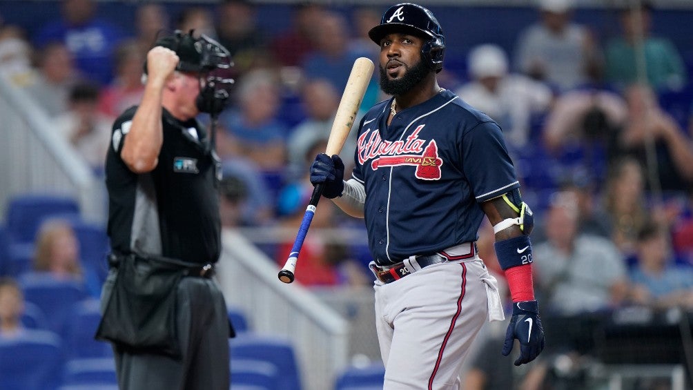 Marcell Ozuna con los Bravos de Atlanta