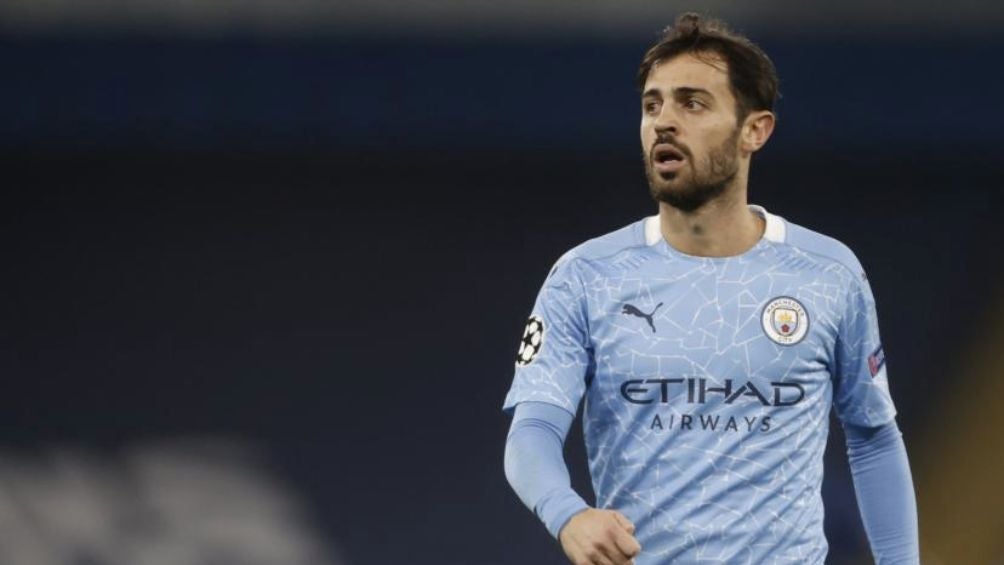 Bernardo Silva con el Manchester