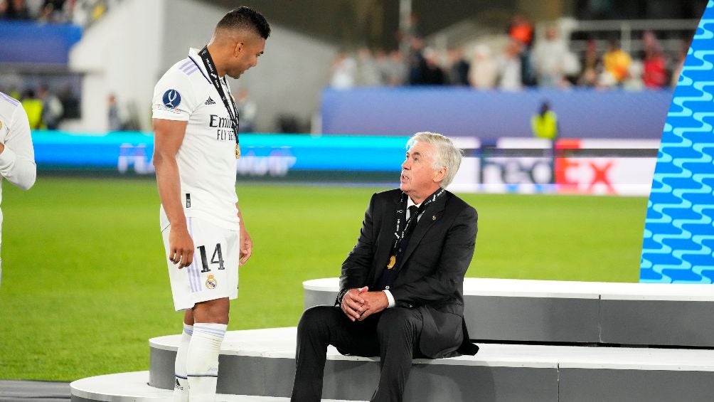 Ancelotti aseguró que salir del Madrid es el deseo de Casemiro