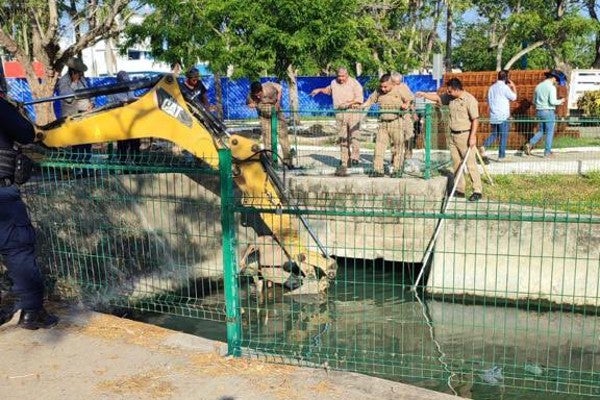 Protección Civil rescató el cuerpo del masculino atacado por cocodrilo