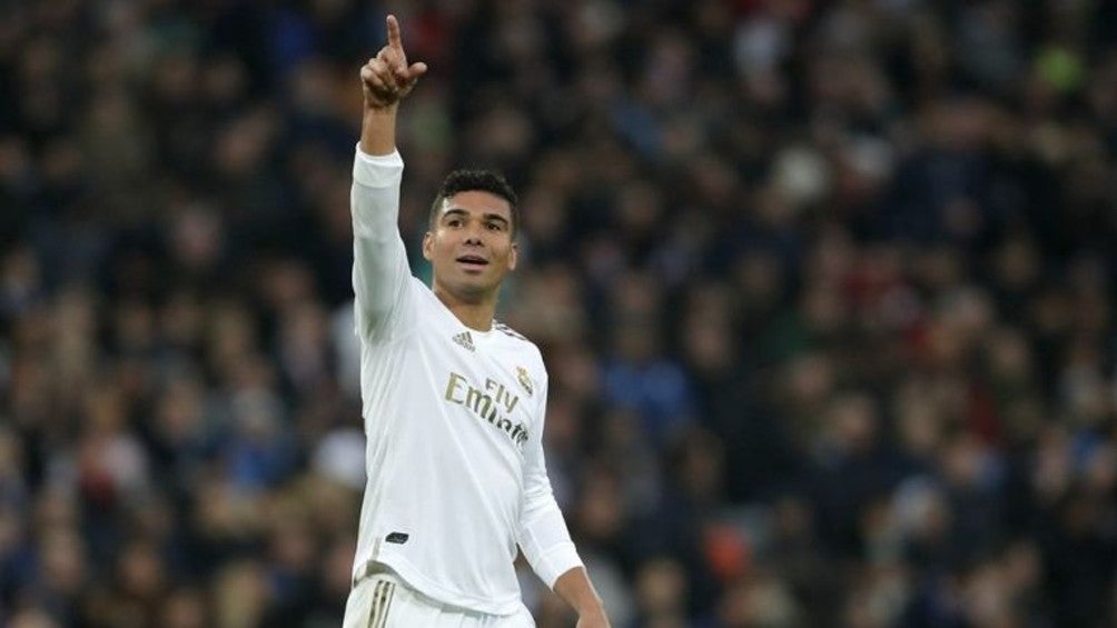 Casemiro en juego del Real Madrid