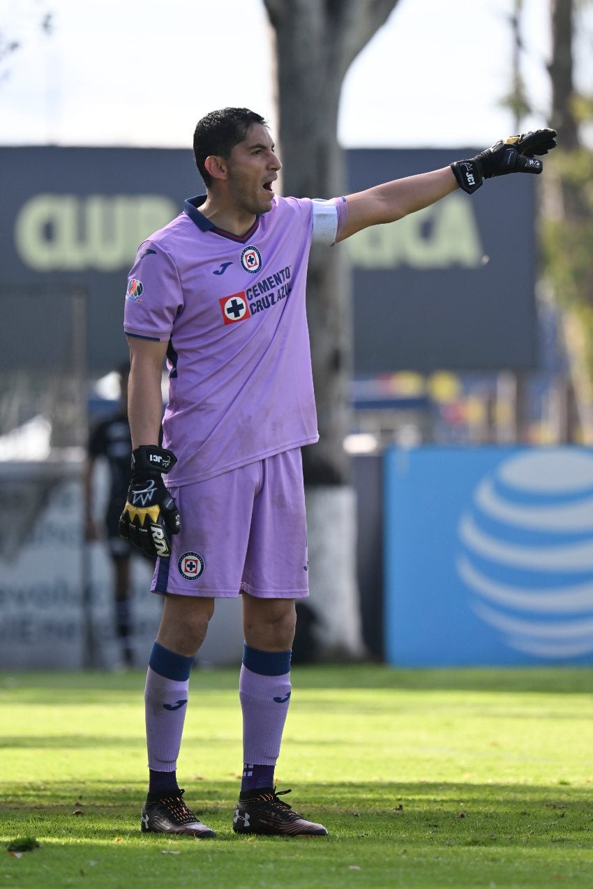 Jesús Corona en el juego de la Sub 20 ante América