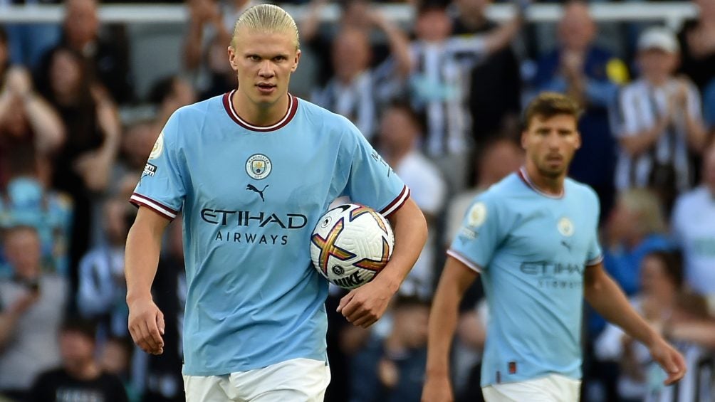 Erling Haaland con Manchester City