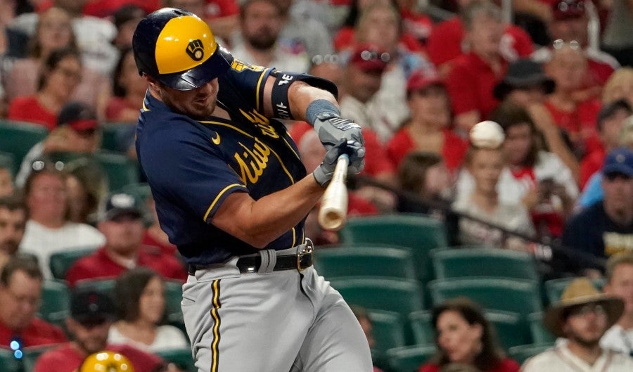 Hunter Renfroe con imparable