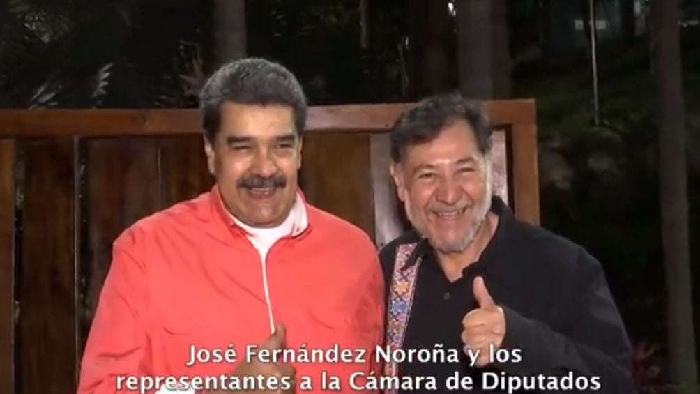 Maduro también presumió el encuentro con Noroña