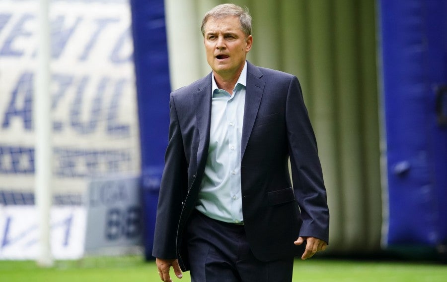 Aguirre en el Estadio Azteca